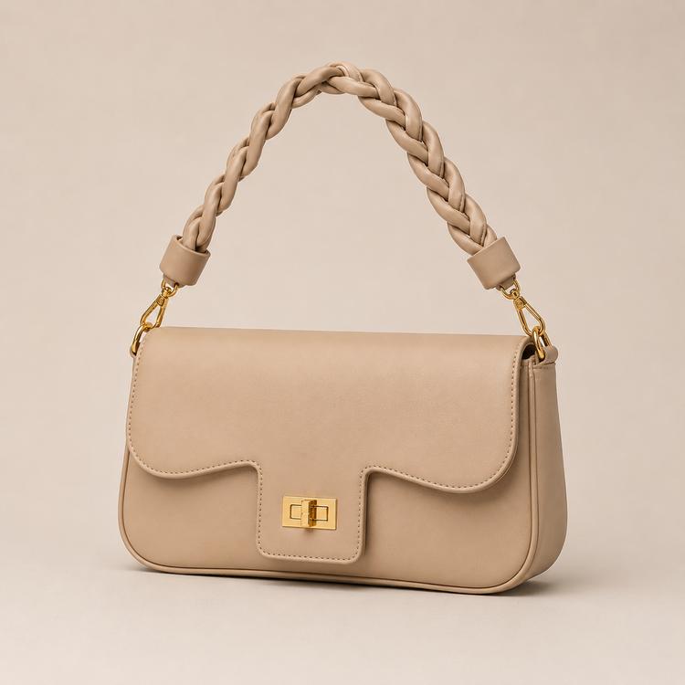 Siena Bag – Örgü Askılı Kadın Omuz Çantası