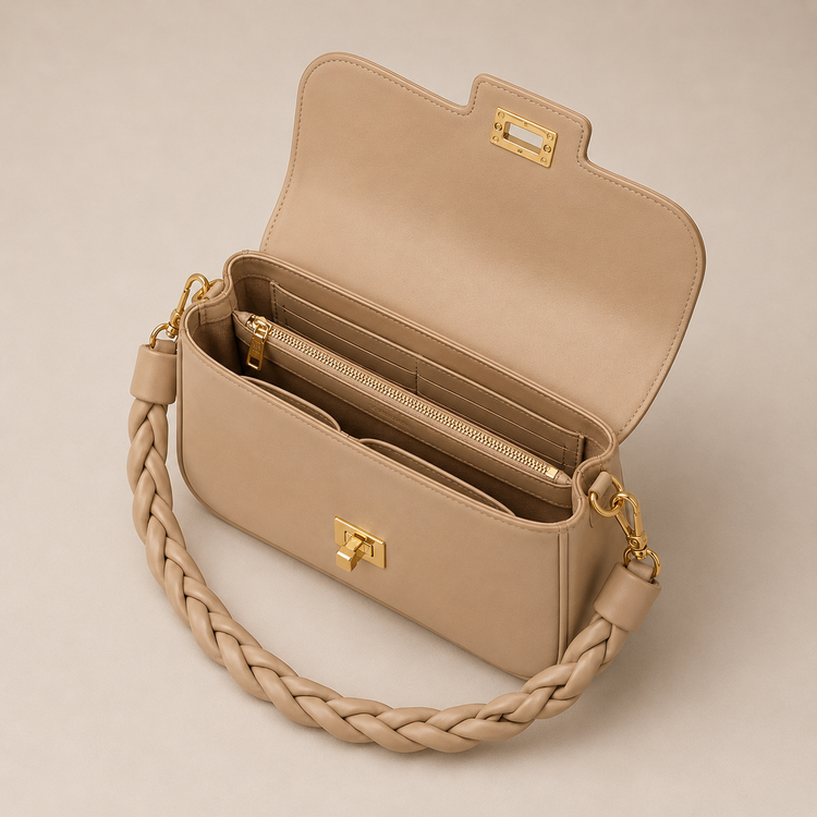 Siena Bag – Örgü Askılı Kadın Omuz Çantası